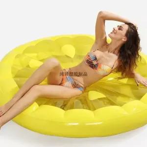 펜션 튜브 대형 수박모양 특이한 계곡 물놀이