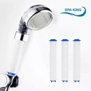 녹물제거필터 hgwr 스파킹 녹물제거 정수필터 샤워기헤드+필터3개