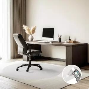 카펫용 헤비 듀티 사무용 의자 매트 36인치 x 2.2mm PVC 소재 바닥 미끄럼 방지 보호대 홈 오피스용 이지