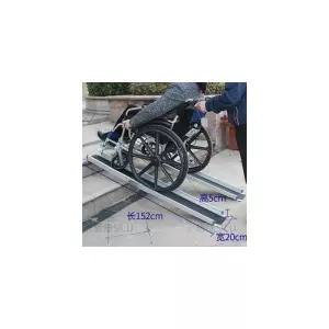 휠체어 경사판 발판 계단 배리어 휴대용 접이식 경사로 오토바이