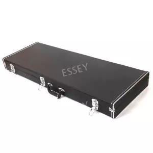 일렉트릭기타 두툼 스펀지 ST/TELE/7V 악기 케이스 목재 사각형 검정색 범용