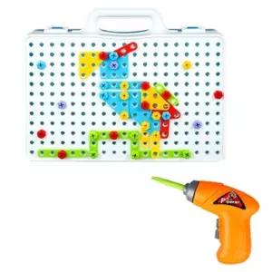 마블 공구블럭 유아 아동 드릴장난감 공구놀이세트