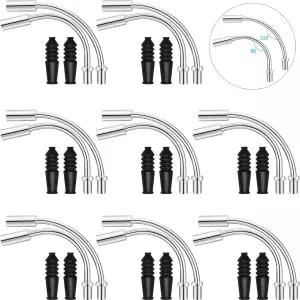 오 32피스 바이크 V 브레이크 누들 케이블 가이드 튜브 굽힘 파이프 산악 자전거 액세서리용 고무 부츠