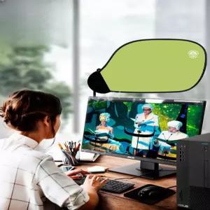 사무실 형광등 차단 가림막 모니터비침 자유조정 가리개 덮개 모니터 책상 햇빛 조절