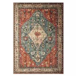 페르시안 카페트 러그 에스닉 양탄자 보헤미안 모로코 1번 80x160cm 빈티지