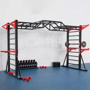 실내 구름 가능 클라이밍 사다리 크로스핏 풀업 고정 부품 구조물 매달리기