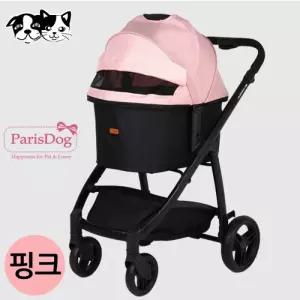 패리스독 루쏘 강아지 유모차 (핑크)