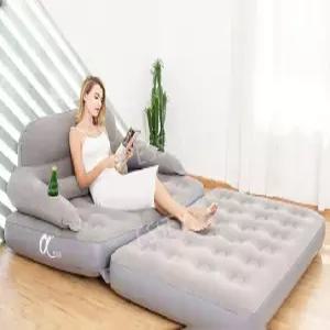 캠핑 자동 빈백 전기 야외빈백 간이 침대 에어쇼파 쇼파 1인용