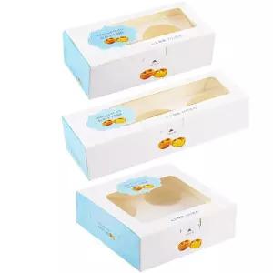 포장 에그타르트 박스 베이킹 머핀포장 베이커리 투명 컵케이크