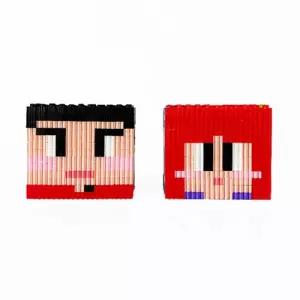 (TD) (집콕) 하비 디폼 블럭 오빠, 동생 저금통 만들기 1인용