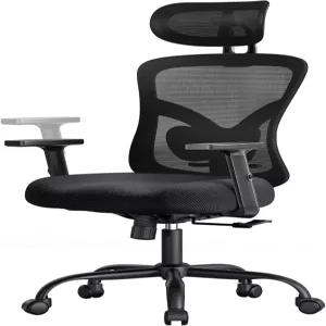 허리 지지대가 있는 Marsail 인체공학 사무용 의자 2D 헤드레스트 조절 가능한 팔걸이 윤곽이 시트 쿠션