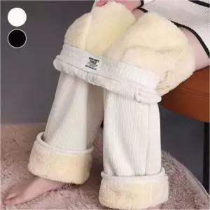 여자 기모바지 융털안감 따뜻한 코듀로이 밴딩 겨울팬츠 기모골덴바지