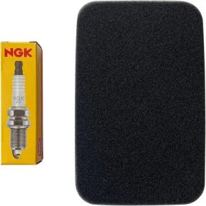 스파크 플러그가 장착된 야마하 YFM90 랩터 그리즐리 90 ATV(2016-2021)용 스프레시 에어 필터 호환/교체