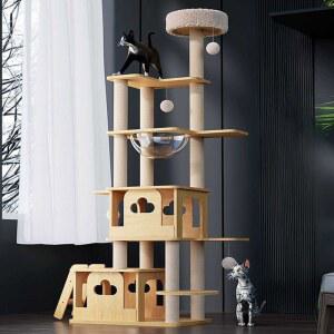 캣타워 야옹이 계단 단단한 둥지 벽선반 쓰레기 아파트 오르기 선반
