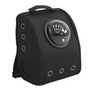 강아지캐리어 강아지 우주선 백팩 가방 블랙 이동 외출 교통 1P