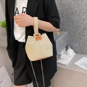 토트백 개성있는 여름가방 밀짚 복조리백 크로스백 왕골가방