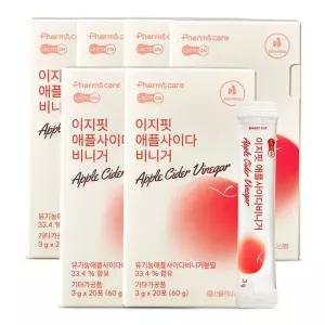 락토온 이지핏 애플사이다비니거 20포 6박스 (120포)