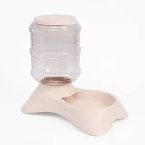 [반려] 반자동 급식기 3.8L 사료통 급수기 배식기 애견