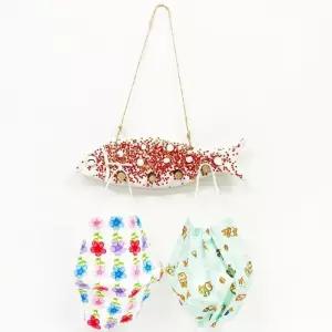 점토 마스크 걸이 만들기 4인 세트