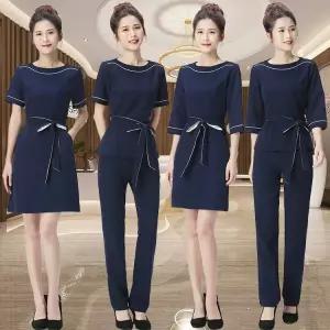 피부관리사 유니폼 미용 에스테틱 관리사 네일 병원 데스크 스파 간호사 근무복 가운