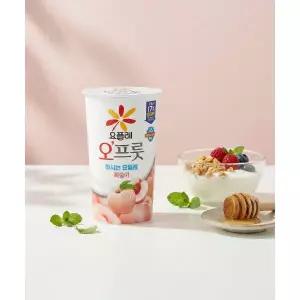 매장정품 BINGGRAE 요플레 오프룻 복숭아 180ml 10개 / 마시는 요거트