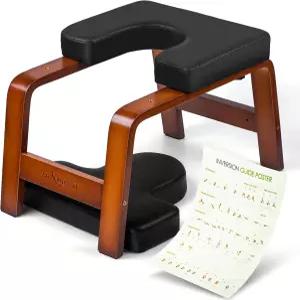 바디 리듬 요가 헤드스탠드 벤치 인버전 의자 스트레스 해소를 위한 트레이너 수면 및 소화 개선 근력