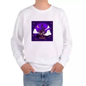 [RIZPICK]맨투맨 오트밀색상 전사이즈 할로윈 해골 드라큘라