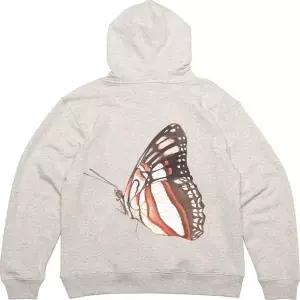 [RIZPICK]후드집업 뒷면 프린트티셔츠 곤충나라 갈색나비