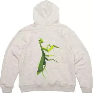 [RIZPICK]후드집업 뒷면 프린트티셔츠 곤충나라 사마귀 A