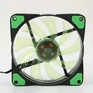 케이스 120mm 4핀 쿨러 DC 팬 덮개 그린