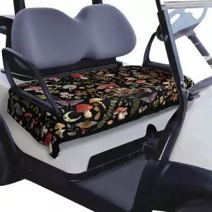 Queen Hero 승객 카트 2개용 골프 카트 시트 커버, 통기성이 좋고 청소하기 쉬움, 남성 여성용 골프 카트