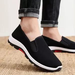 [RIZPICK]남성 베이직 밴딩슬립온 발편한 밴딩슬립운동화 2컬러