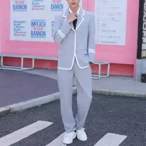 [RIZPICK]TBZ 화이트라인 라이트그레이 남자 교복세트 학생복