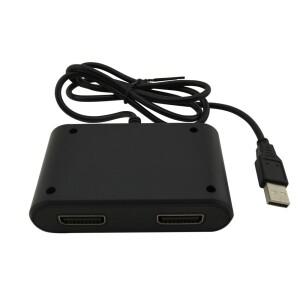 Sega Saturn SS 컨트롤러 게임 패드-PC USB 어댑터 듀얼 포트용 호환 MayFlash용