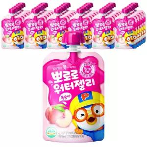 팔도 뽀로로 워터젤리 복숭아, 120ml, 40개