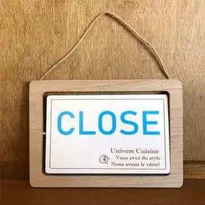 우드 엣지 오픈 사인보드 도자기장식 장식품 집들이선물 생일선물 개업 소품집들이