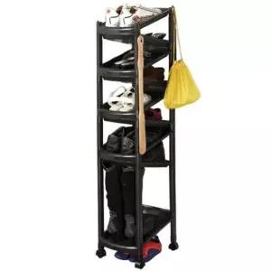 공간 활용도 높은 조립식 신발장 9단 고급형 정리 정돈 간편 이동 활용