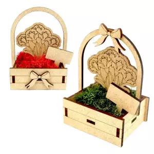 [티처스]스칸디아모스 카네이션 바구니