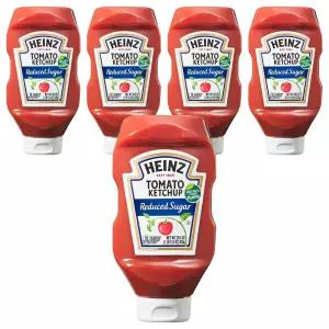 하인즈 리듀스드 슈가 토마토 케찹, 836g, 5개