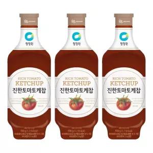 (1+1) 청정원 진한 토마토케찹, 930g, 3개 2Set