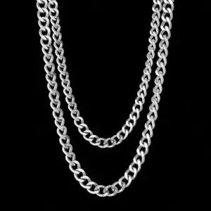 남자목걸이줄 써지컬스틸 쿠바체인 스틸 목걸이 7mm