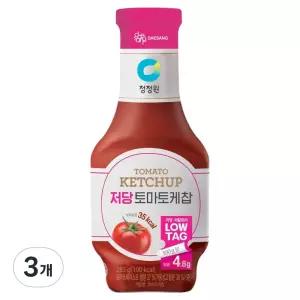 (1+3) 청정원 저당 토마토케찹, 285g, 3개  4Set