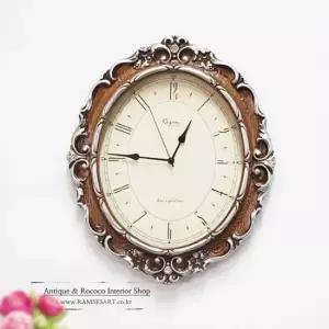 일립스 무소음 실버 070215942 무소음 선물 양면시계 모던시계 앤틱시계