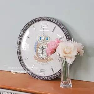 오울4AA 무소음 주석 인테리어 벽시계 무소음 선물 양면시계 모던시계 앤틱시계