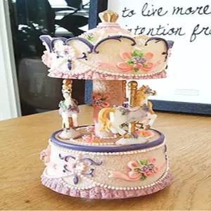 반짝반짝 메리 고 라운드 LED 오르골 메리고라운드오르골 회전목마오르골