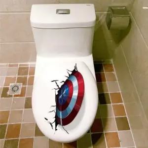 캡틴아메리카방패 3D입체 스티커 아이방 장식스티커 3D스티커 인테리어스티커 장식스티커