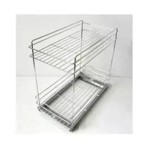 가구부속 레일2단망 다용도 수납장 수납대 가구부속 철제서랍장 레일수납