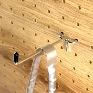 아트사인 1132 빈티지보드 후크T 검정) 2개입 우드타공판 벽면수납함 수납함