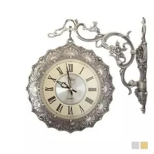 크리스 3AAA 실버 양면시계 080315117_2 무소음 선물 양면시계 모던시계 앤틱시계