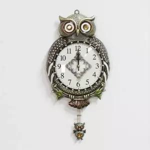 무소음오울9A44추 AB앤틱 인테리어 벽시계 무소음 선물 양면시계 모던시계 앤틱시계